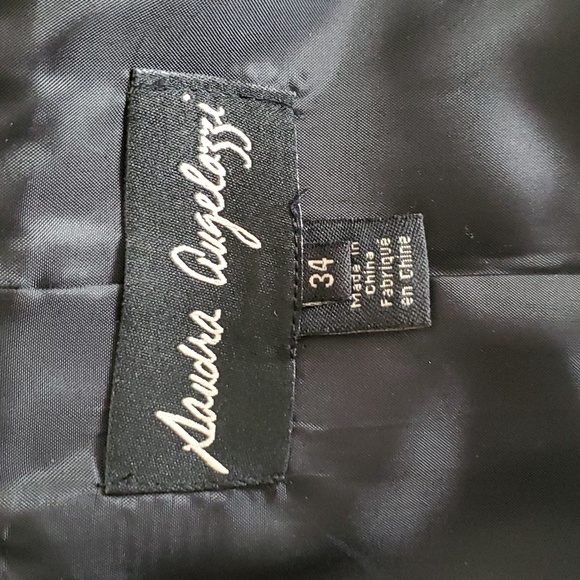Sandra Augelazzi - Classic Black Jacket. Size: 34 (US 4). - Picture 3 of 6